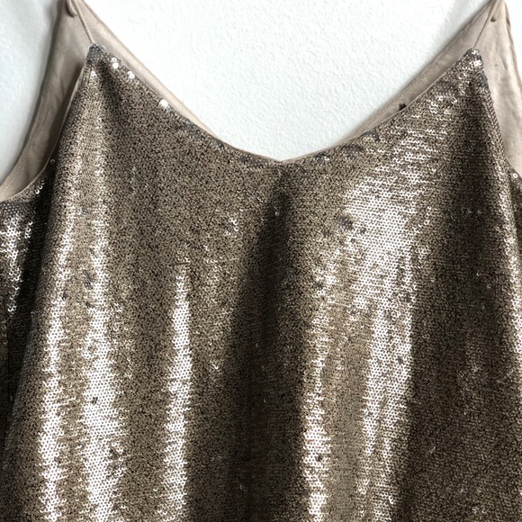 MASSIMO DUTTI SEQUINED TOP - Picture 2 of 6